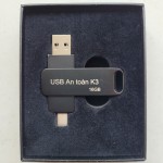USB An Toàn K3 -  Mã hóa, bảo mật dữ liệu - 32GB