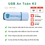 USB An Toàn K3 - Mã hóa, bảo mật dữ liệu - 32/64GB Mẫu mới