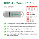 USB An Toàn K3 Pro - Mã hóa, bảo mật dữ liệu - 32GB/64GB (phiên bản đặc biệt)